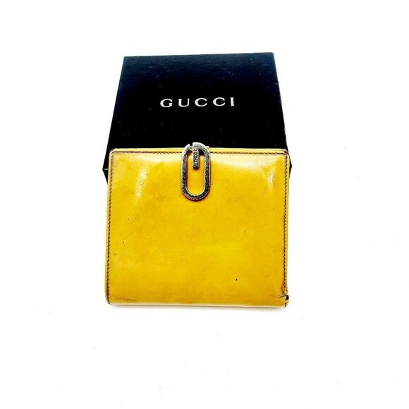 Gucci Accessories - Gucci Leather Trifold Wallet
